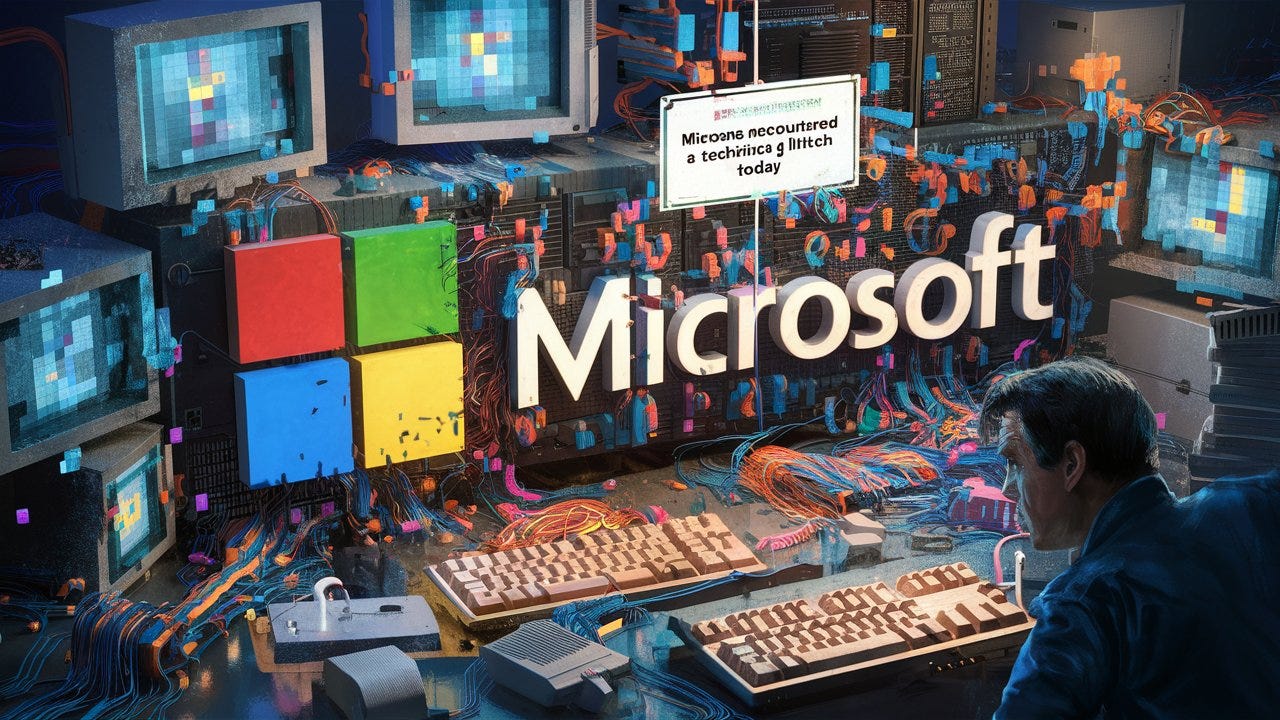 The Technical Glitch That Occurred at Microsoft Today