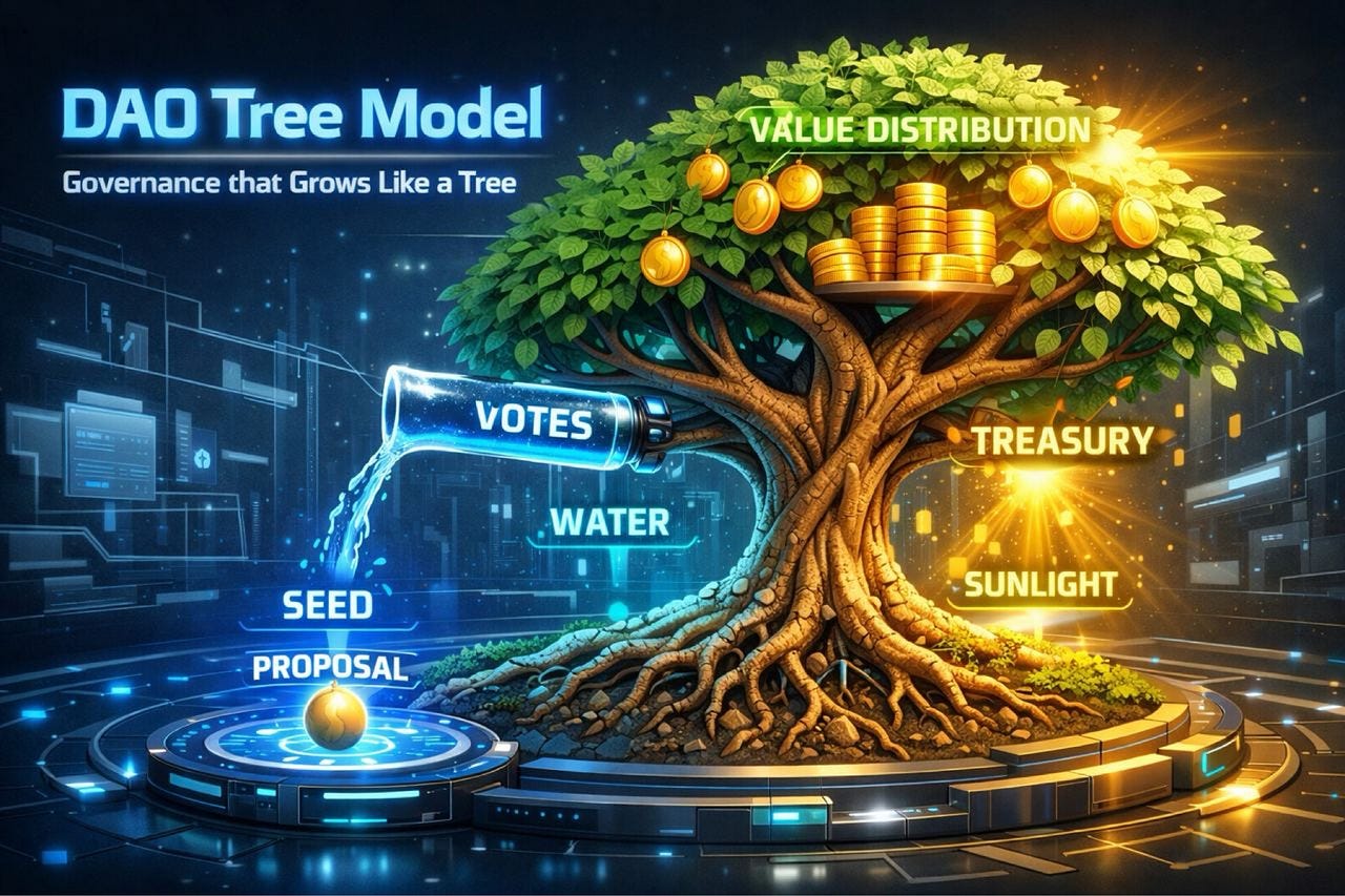 DAO Tree Model: Governance that Grows Like a Tree
