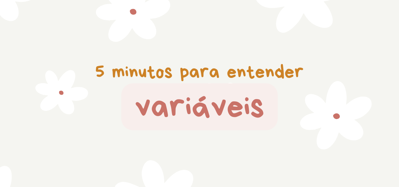 5 minutos para: entender variáveis em Python