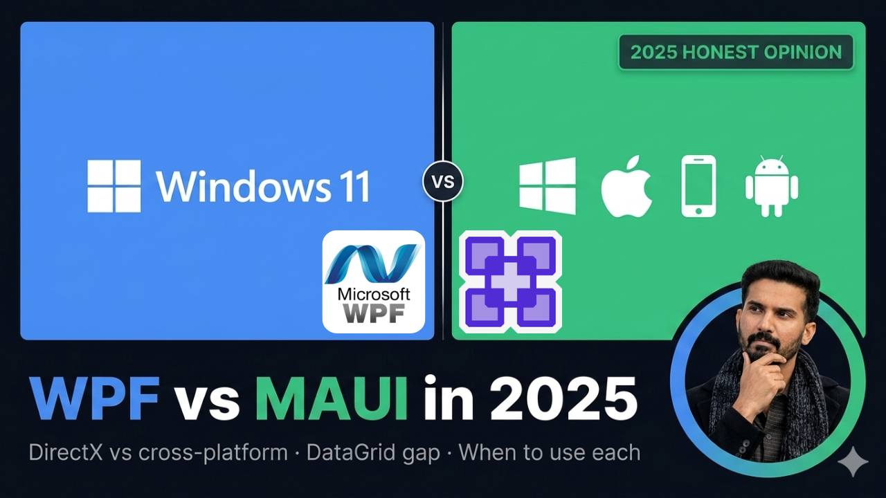 WPF vs .NET MAUI 2025: I Built the Same App Twice — Here’s What Every .NET Developer Needs to Know