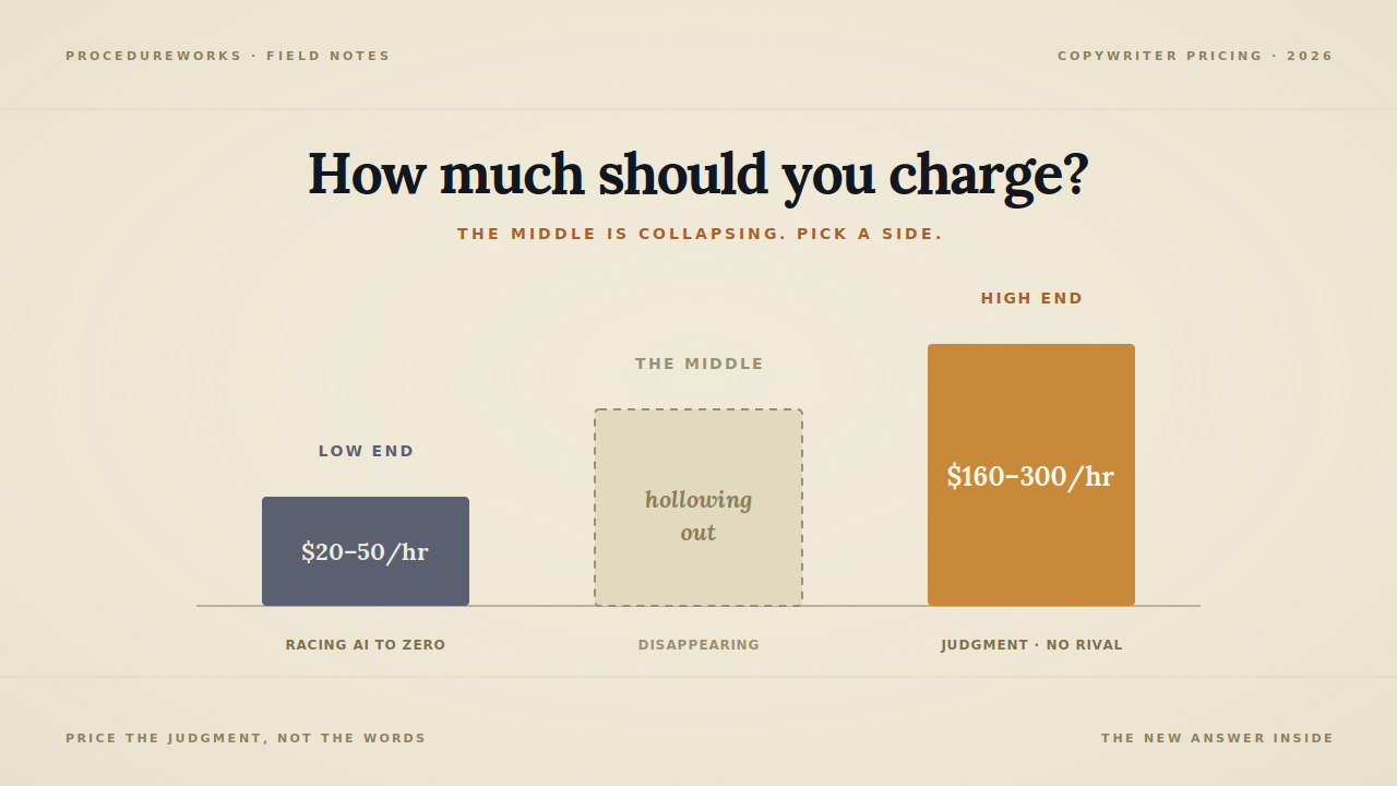 How Much Should a Copywriter Charge in 2026?