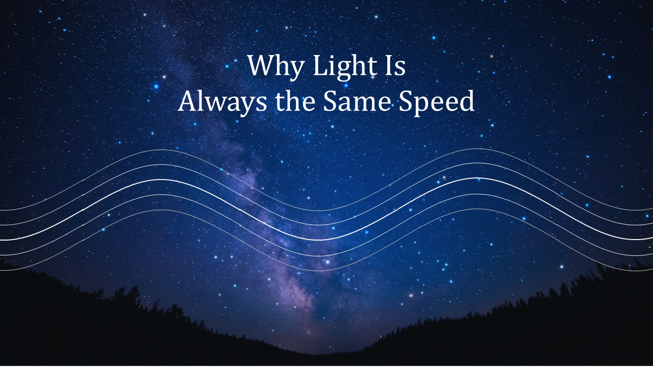 Why Everyone Measures the Same Speed of Light Why Everyone Measures the Same Speed of Light