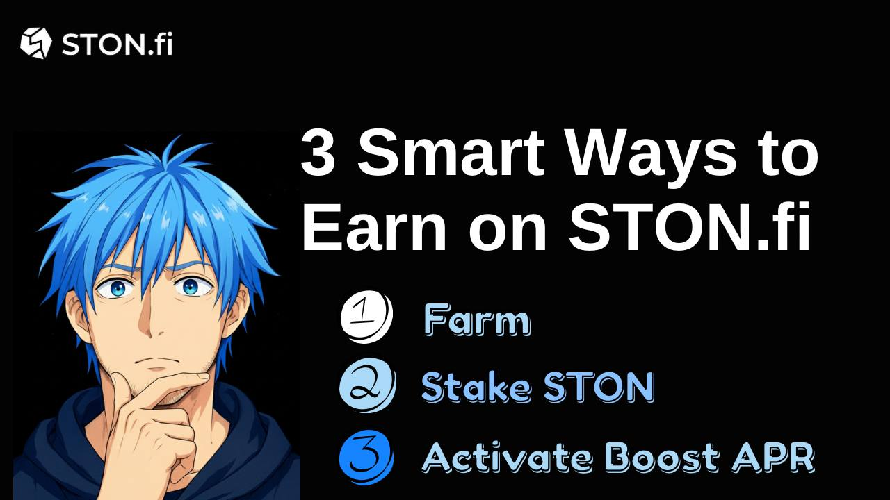 Powering TON While You Earn: My 3 Favorite Ways to Get Rewards on STON.fi