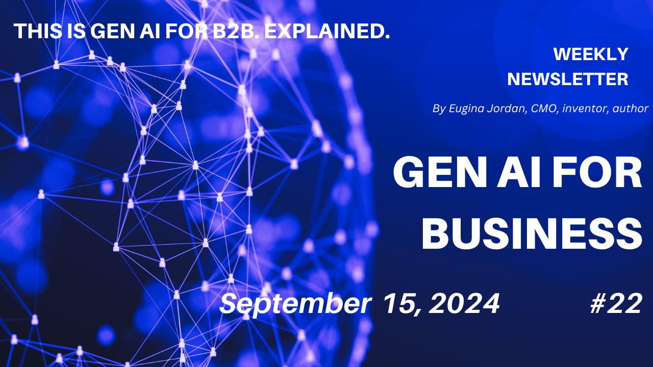 Gen AI for Business #22 newsletter