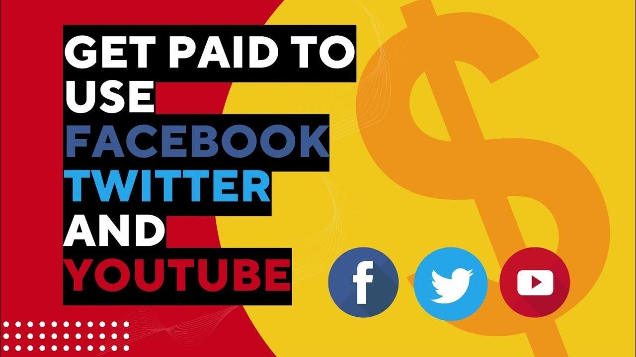 Earn Cash with Facebook, Twitter, YouTube