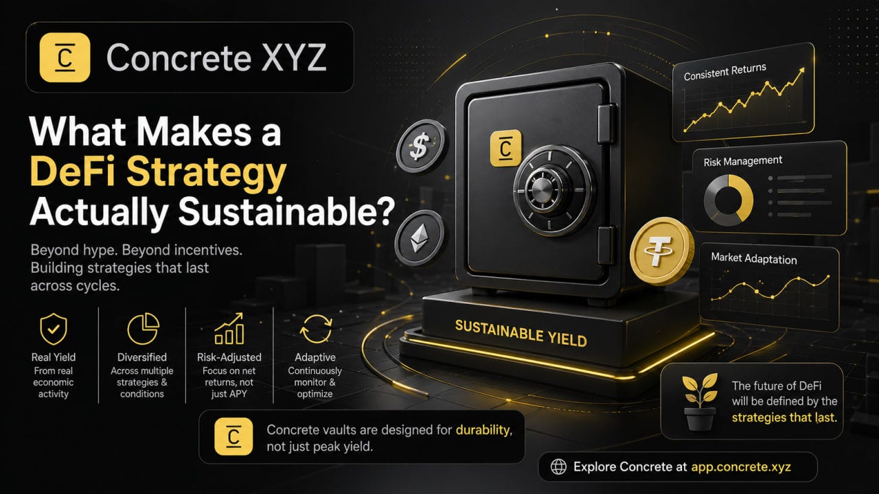 What Makes a DeFi Strategy Actually Sustainable?