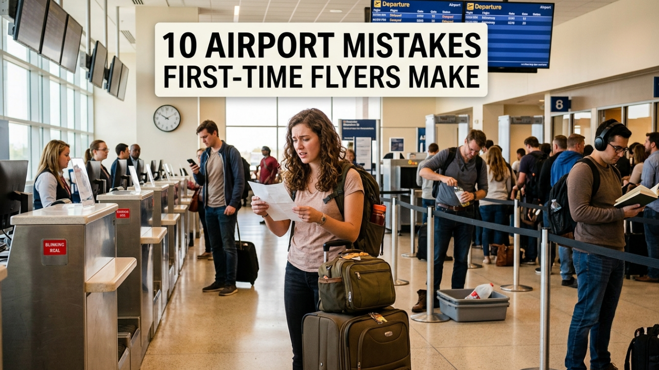 10 Airport Mistakes First-Time Flyers Make