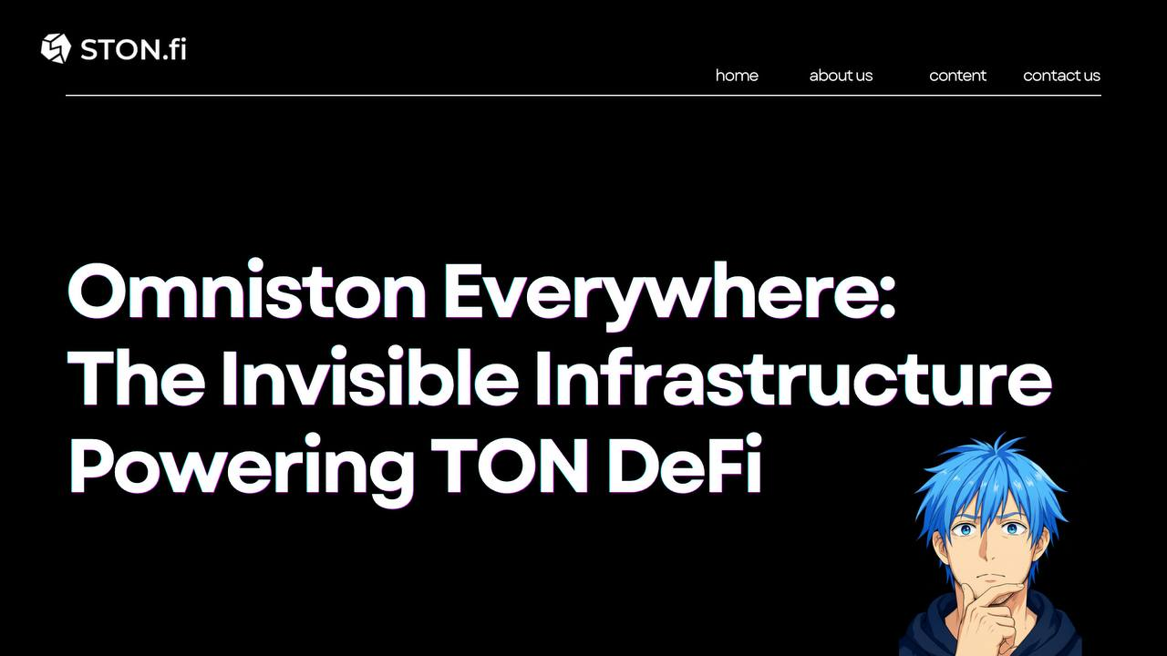 Omniston Everywhere: The Invisible Infrastructure Powering TON DeFi
