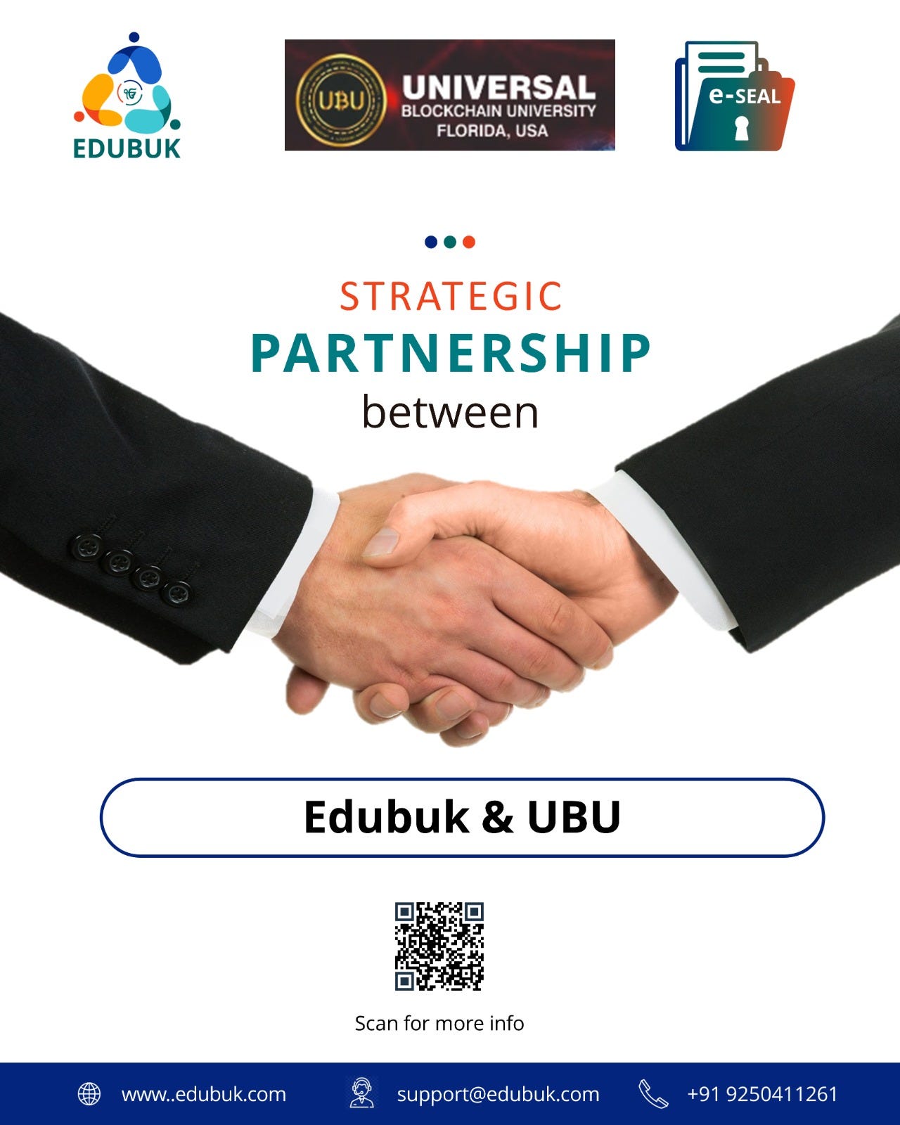 Edubuk Partners with Universal Blockchain University (Florida, USA) to Enable Blockchain-Based…