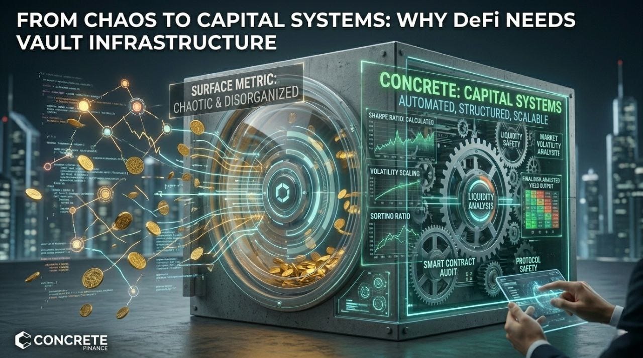 From Chaos to Capital Systems: Why DeFi Needs Vault Infrastructure