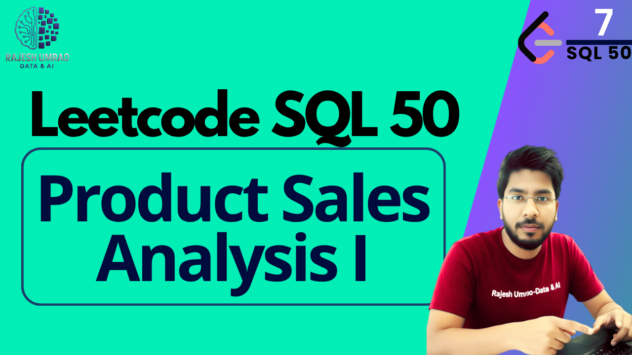 LeetCode SQL50 — Product Sales Analysis I