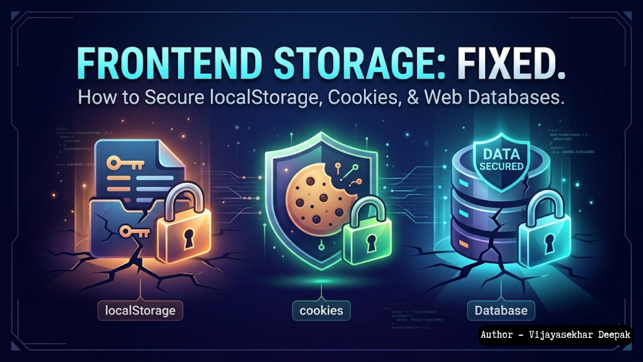 Browser Storage Security Pitfalls