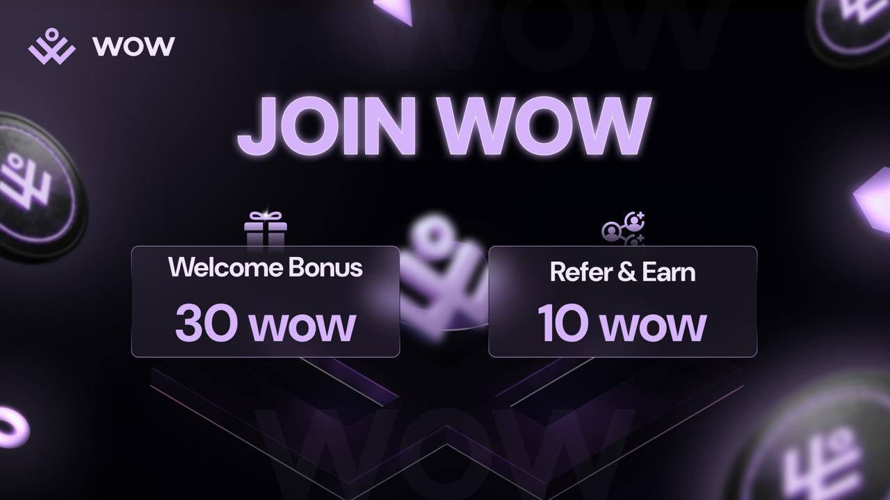 WOW Exchange : Unlocking Opportunities Through Sign-Up and Referral Bonuses