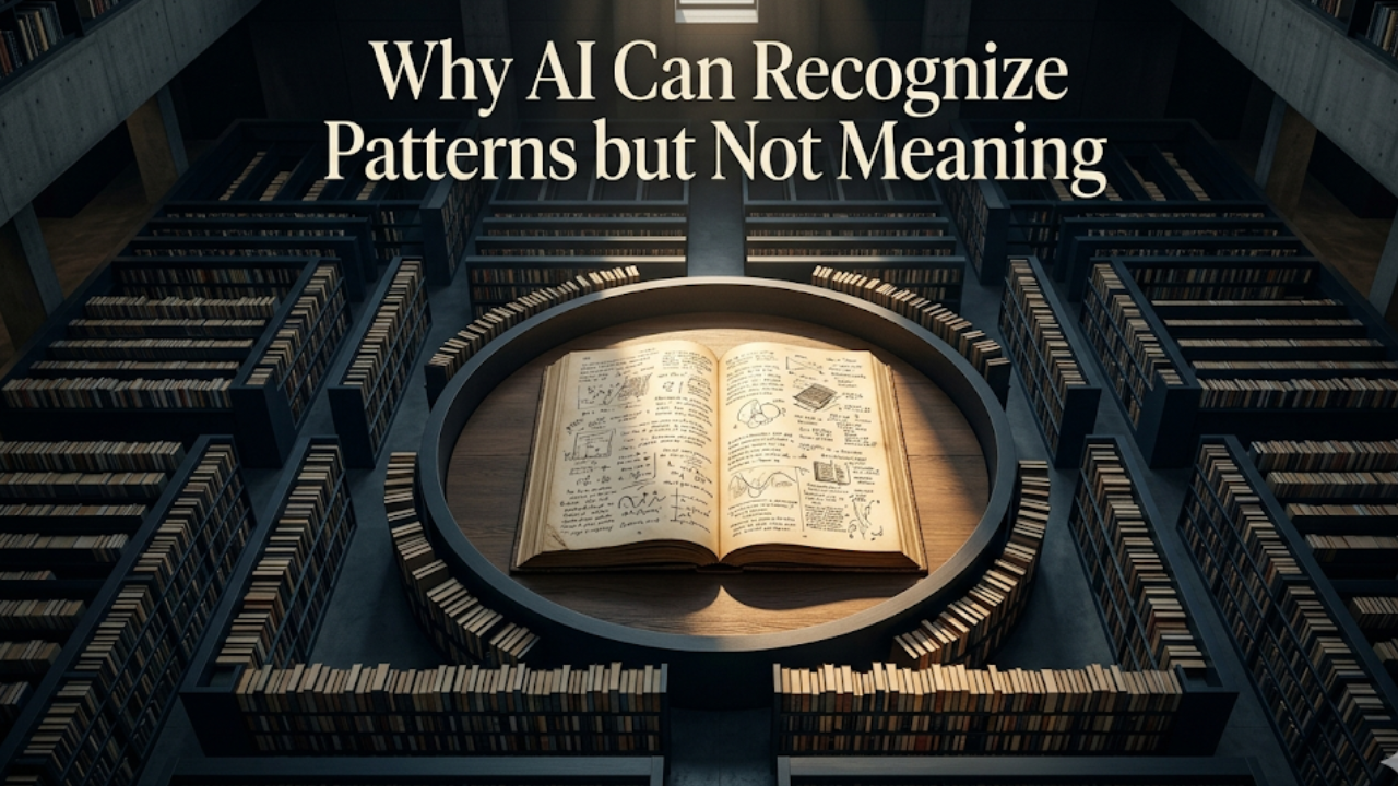 Why AI Can Recognize Patterns but Not Meaning