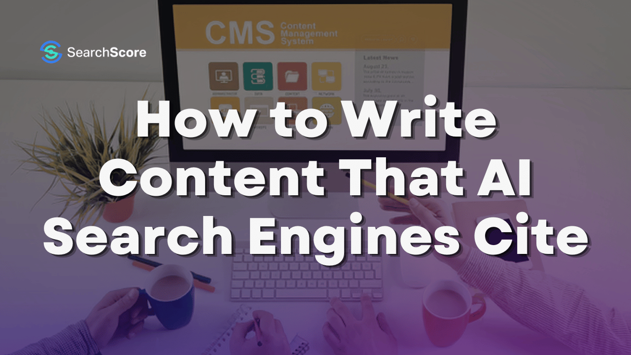 How to Write Content That AI Search Engines Cite
