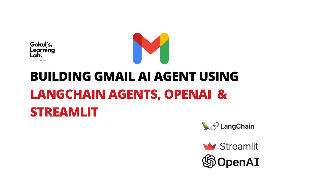 Building Gmail AI Agent using Langchain Agents, OpenAI & Streamlit