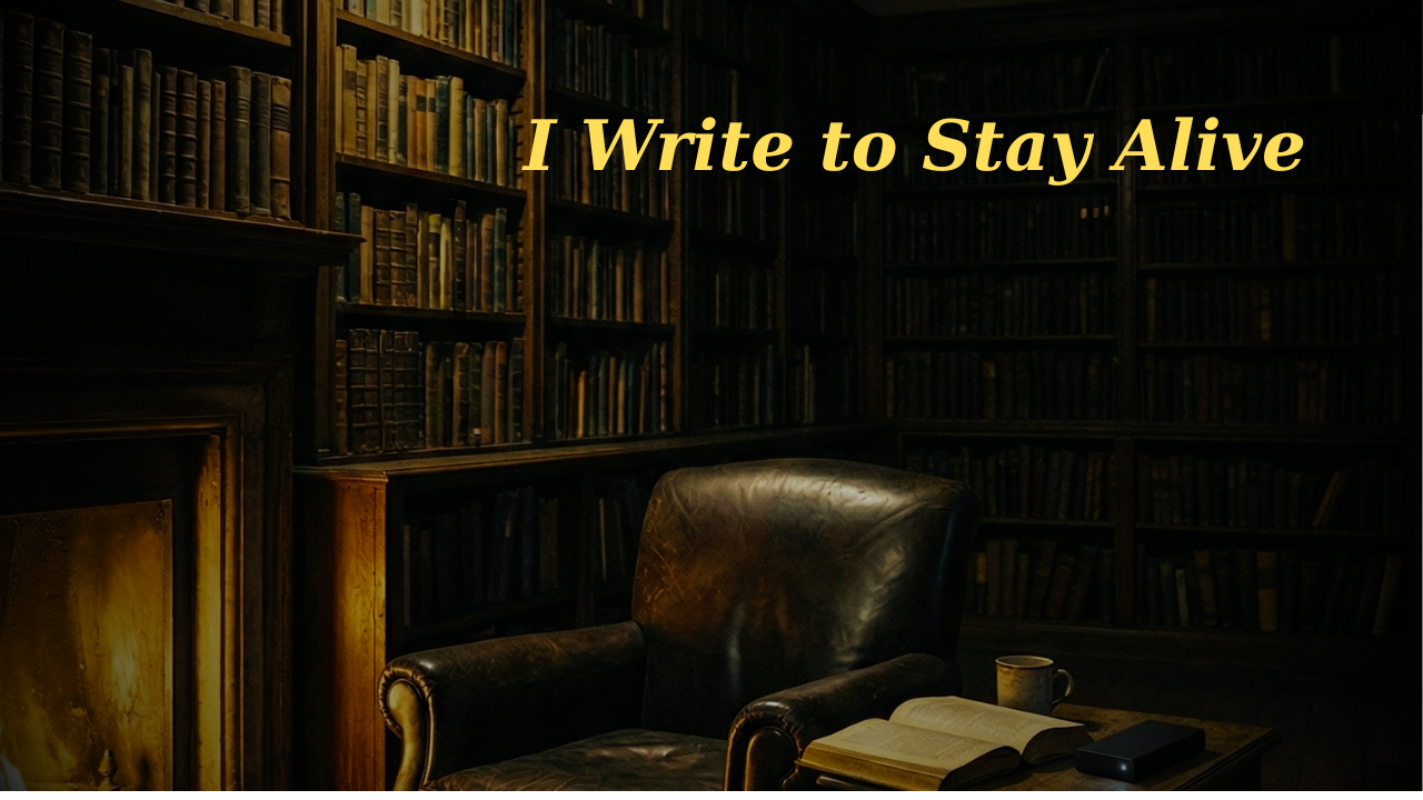I Write to Stay Alive