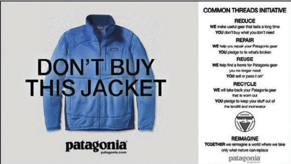 Patagonia's Repair This Jacket Advertisement