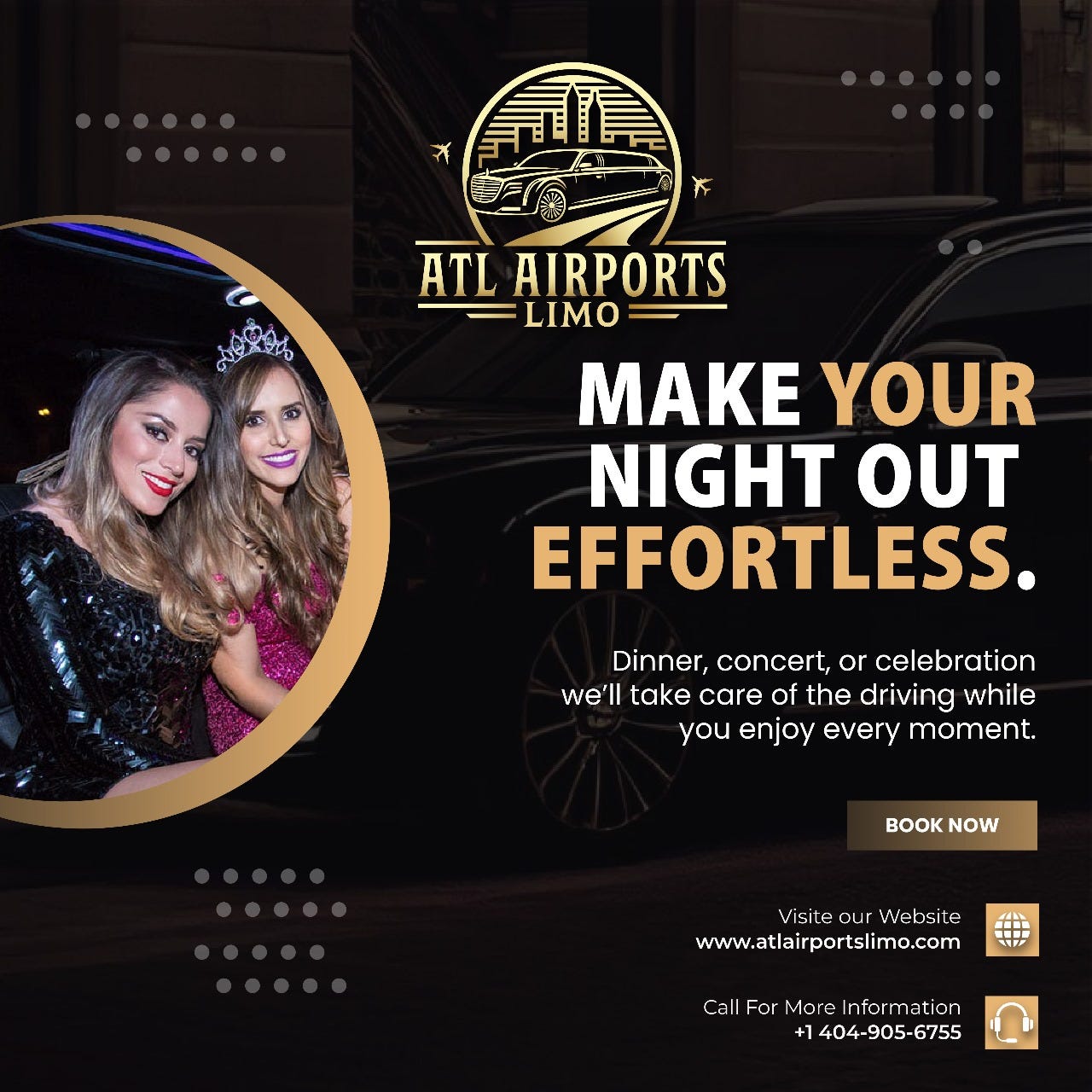 Top-Rated Atlanta Limo Service for Airport Transfers Weddings and Even