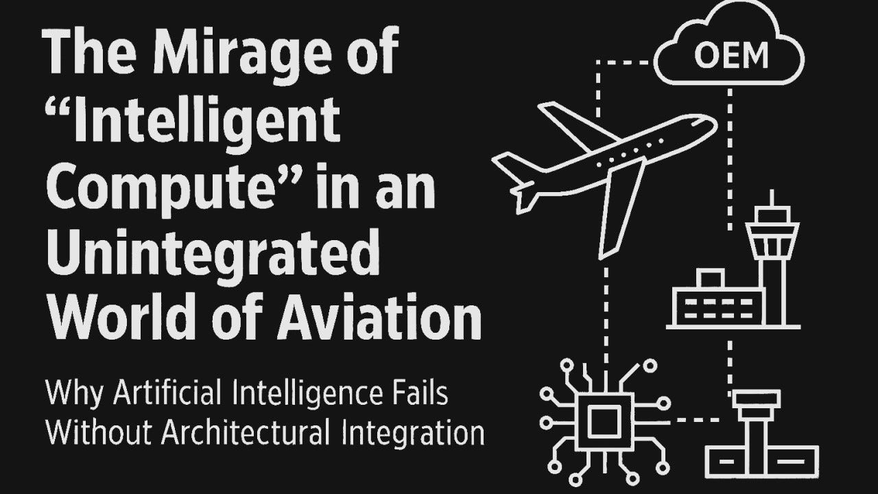 The Mirage of “Intelligent Compute” in an Unintegrated World of Aviation