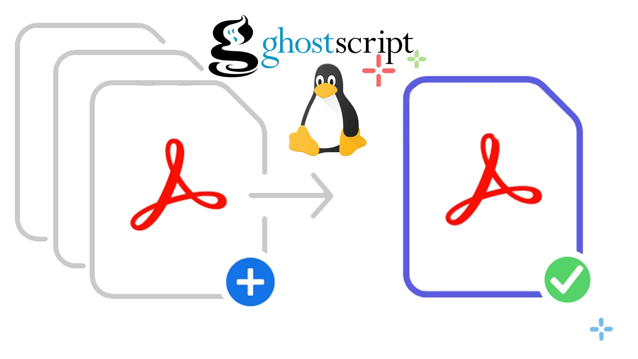 Combine PDFs Sorted by Modification Time Using Ghostscript on Linux