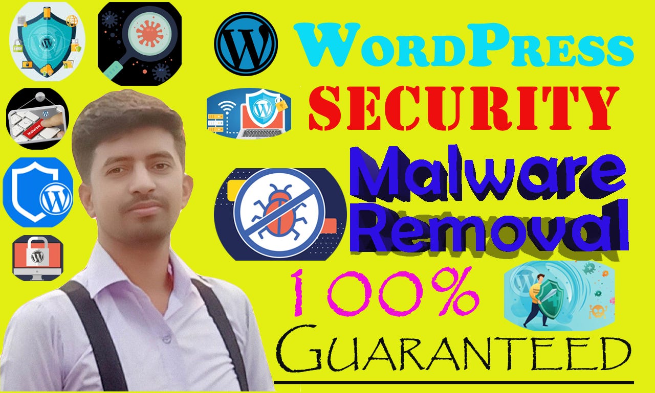 I will do malware removal and provide security