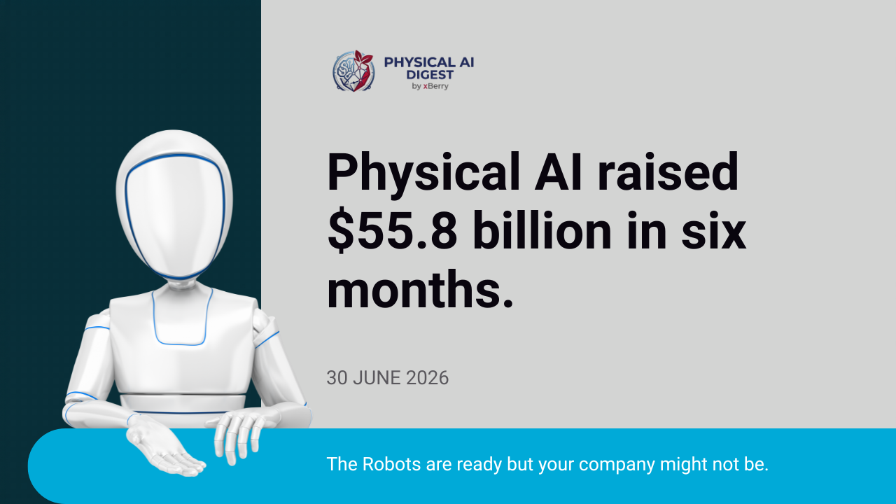 Physical AI raised $55.8 billion in six months. The Robots are ready but your company might not be.