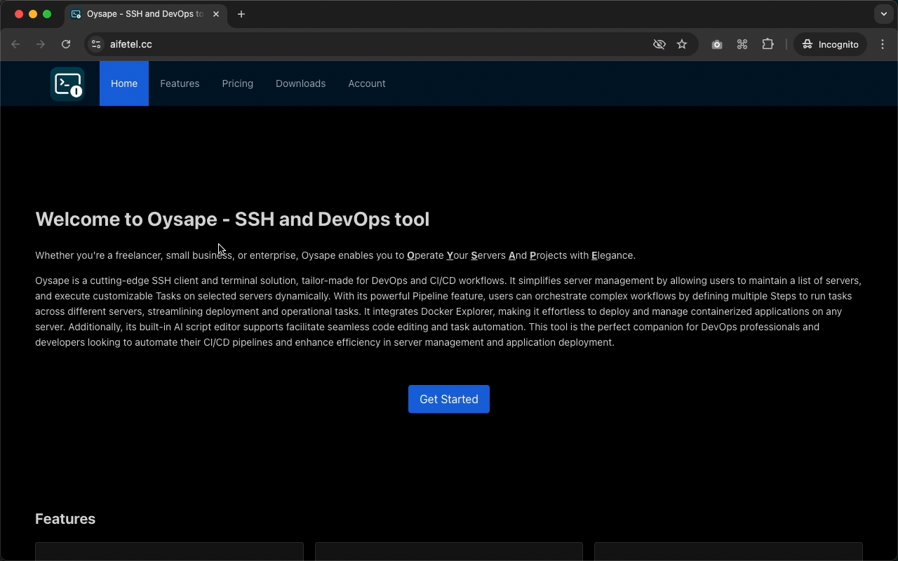 Getting Started with Oysape: A Powerful SSH and DevOps Tool