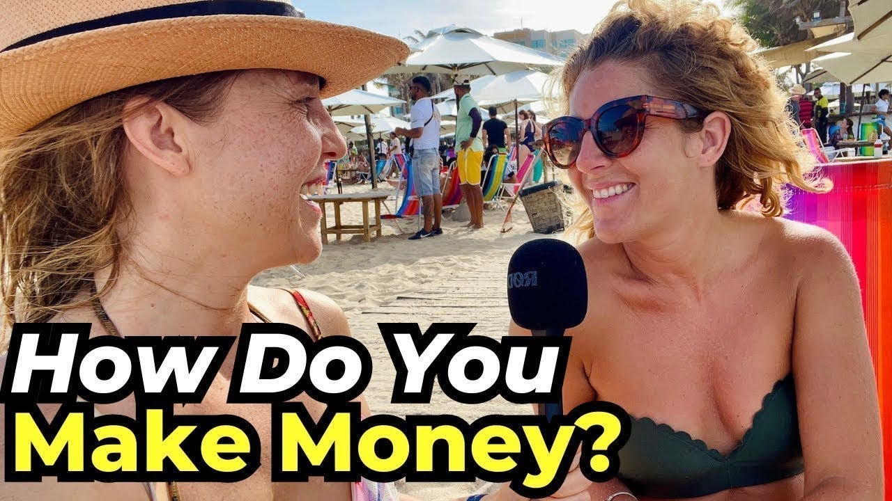 I Asked 5 Digital Nomads from Around the World How They Make Money From a Beach in BRAZIL