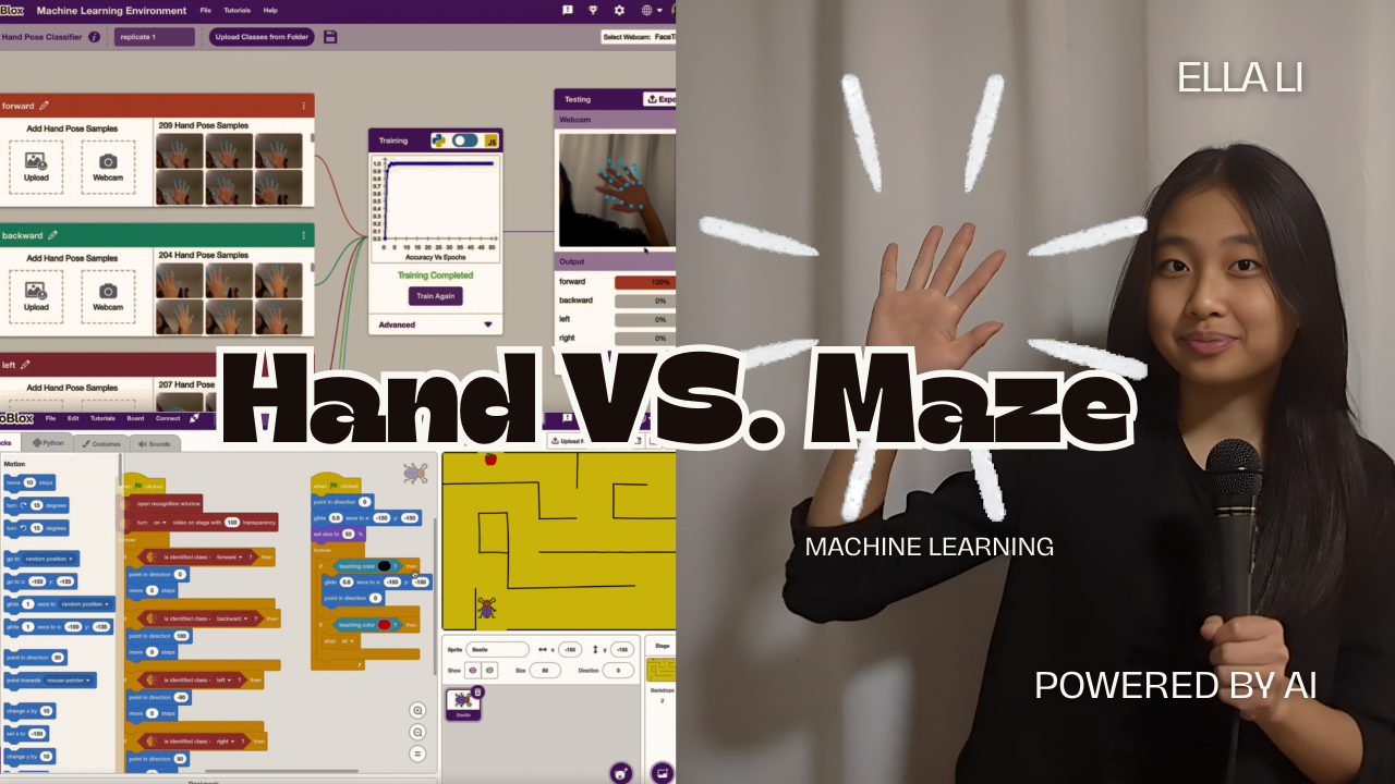 Hand VS. Maze: Building a Hand-Controlled Maze Game With Machine Learning