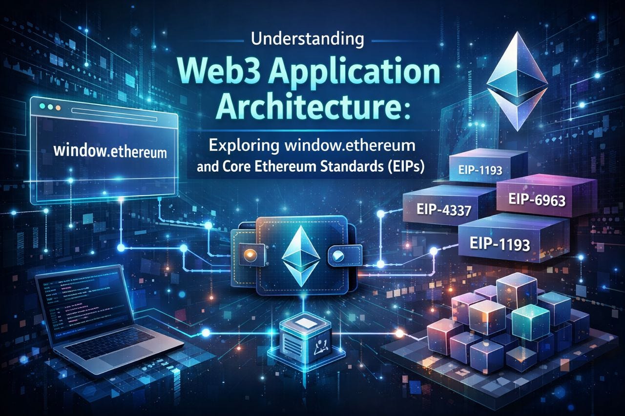 Understanding the Architecture of Web3.0 Apps — window.ethereum and Core Ethereum Standards (EIPs)