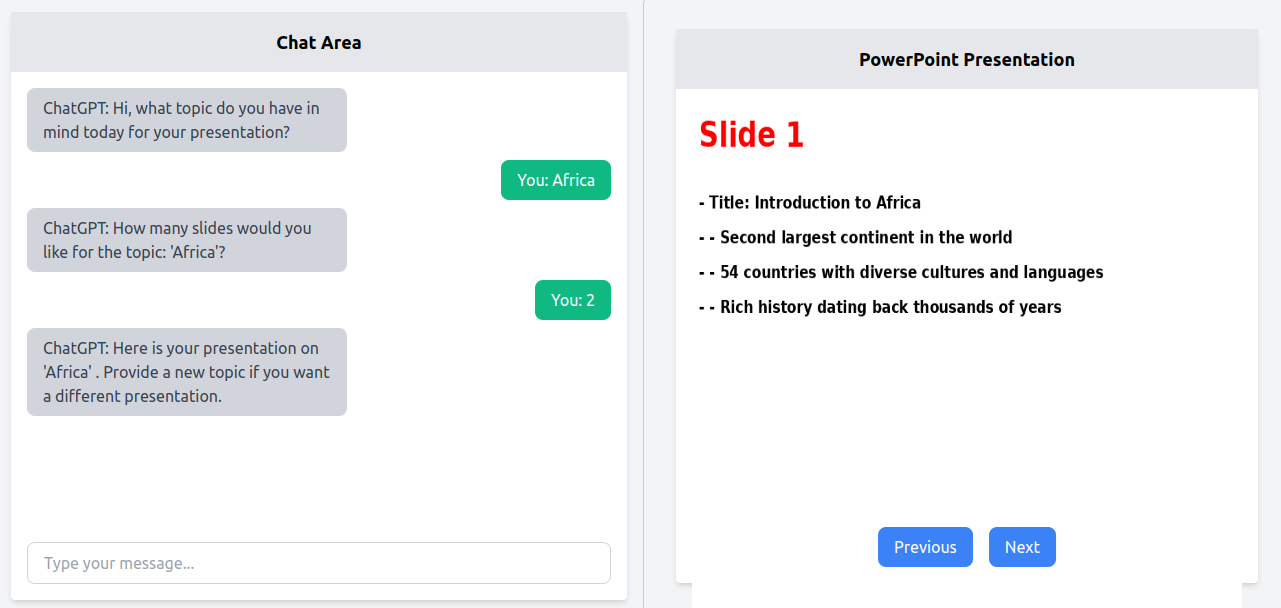 How to build an AI-Powered Powerpoint presentation ( Django , OpenAI)