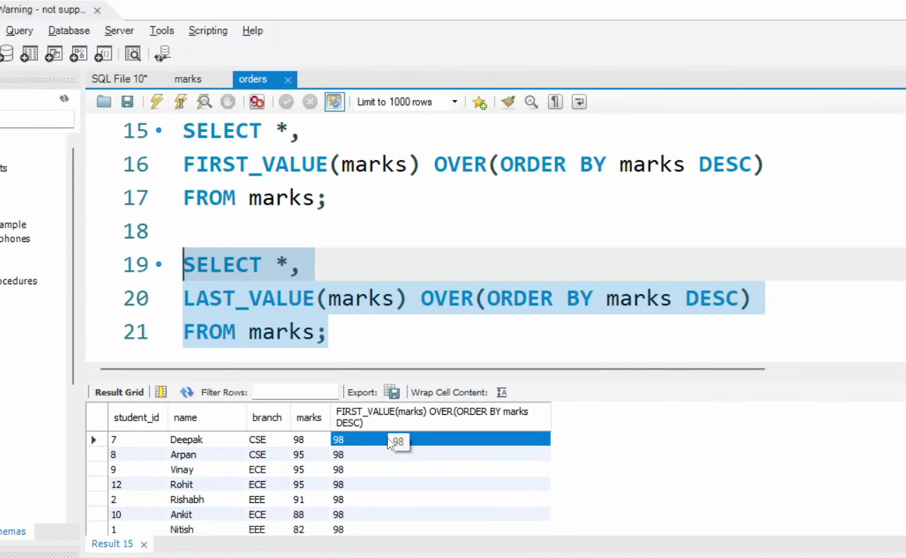 FIRST_VALUE and LAST_VALUE in SQL — One Works Like Magic, the Other Lies to Your Face