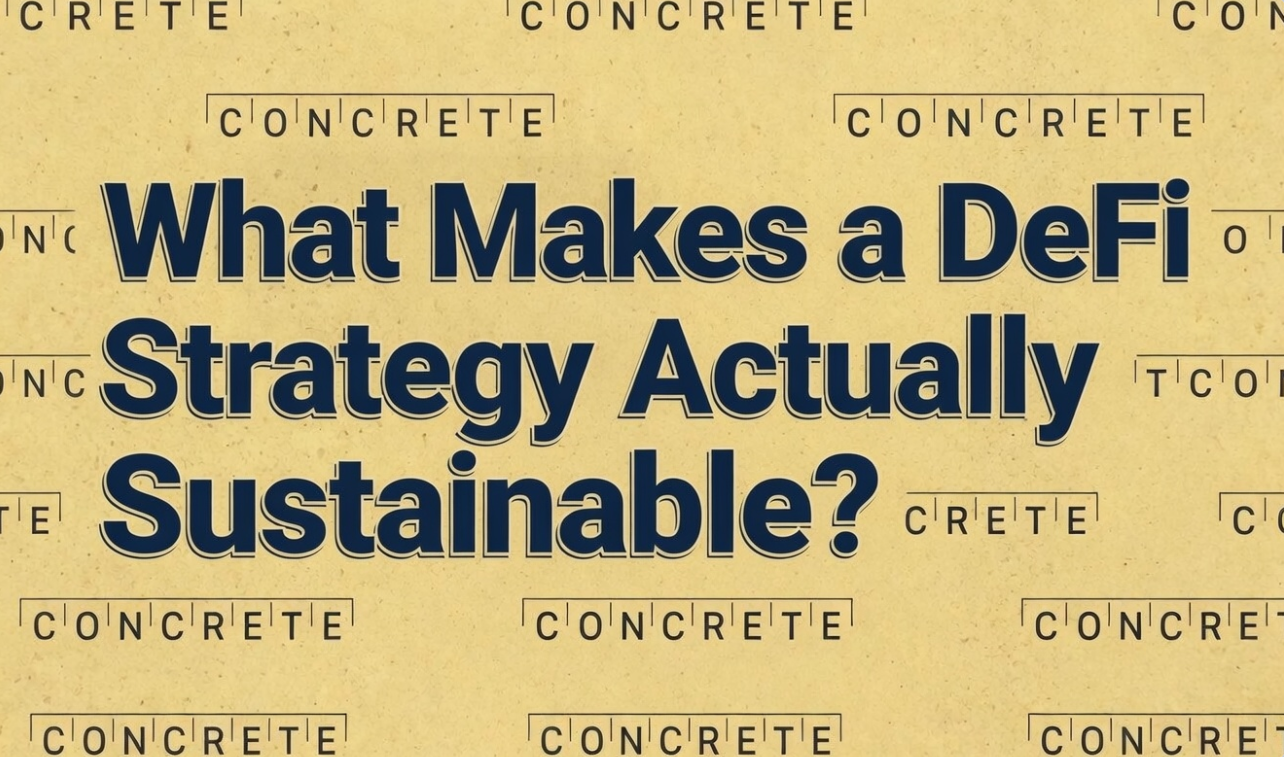 What Makes a DeFi Strategy Actually Sustainable ?