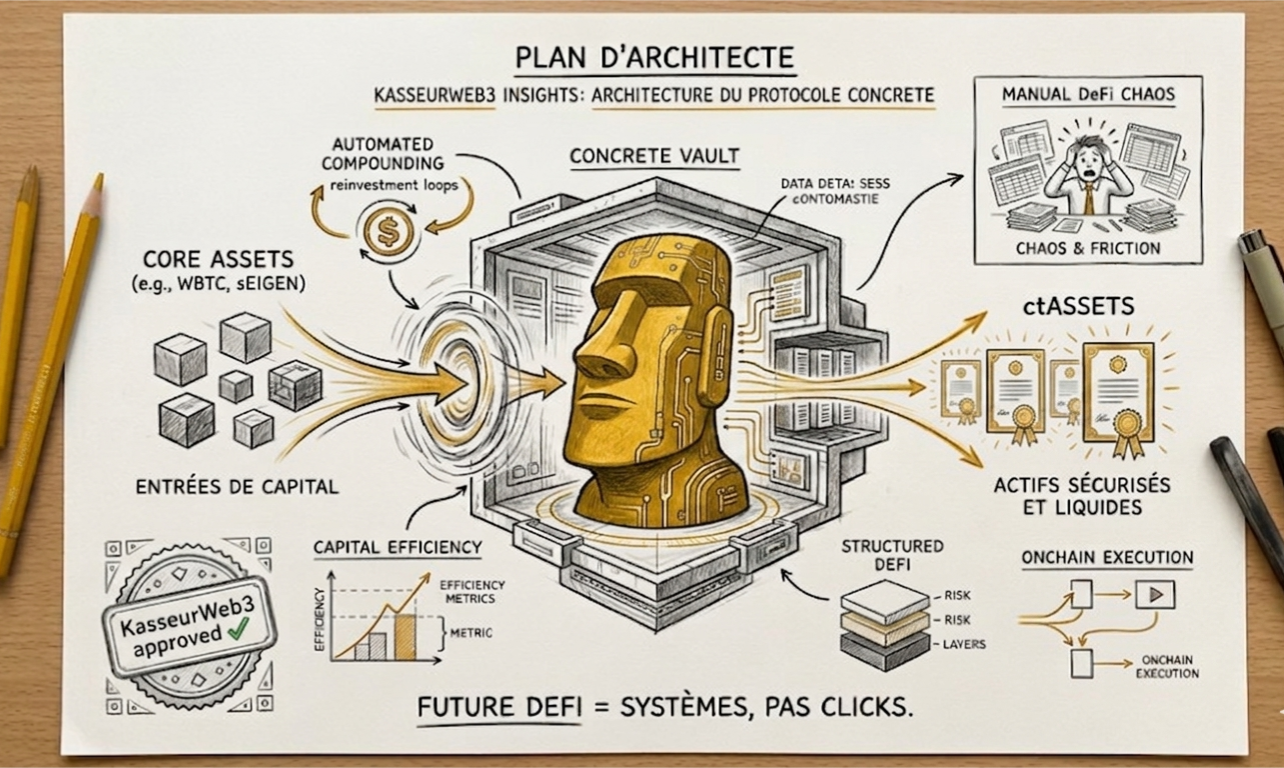 Optimisation DeFi : Pourquoi l’infrastructure Concrete change la donne