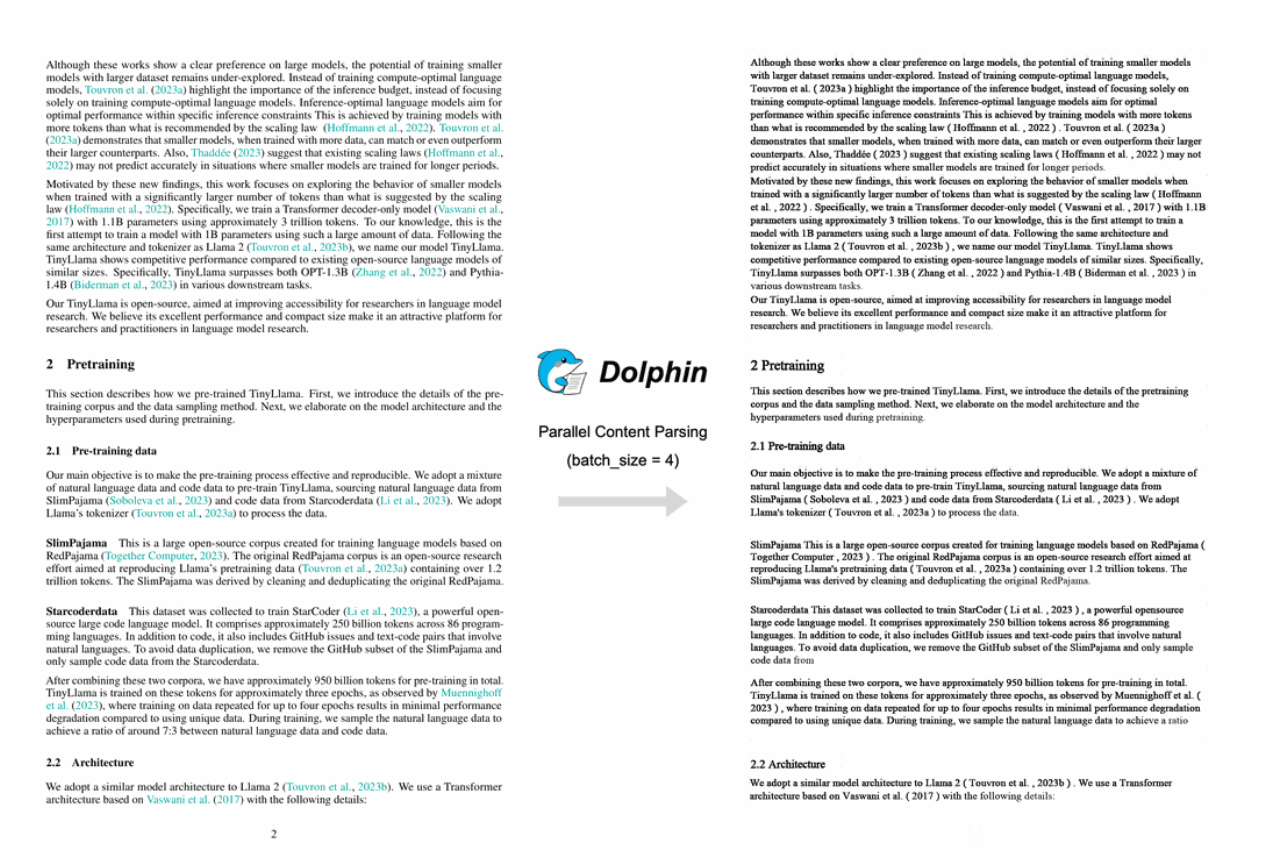 Turn messy PDFs into clean, LLM-ready data with Dolphin(100% open-source)