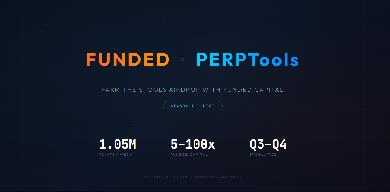How to Farm the $TOOLS Airdrop on PERPTools Using FUNDED Accounts