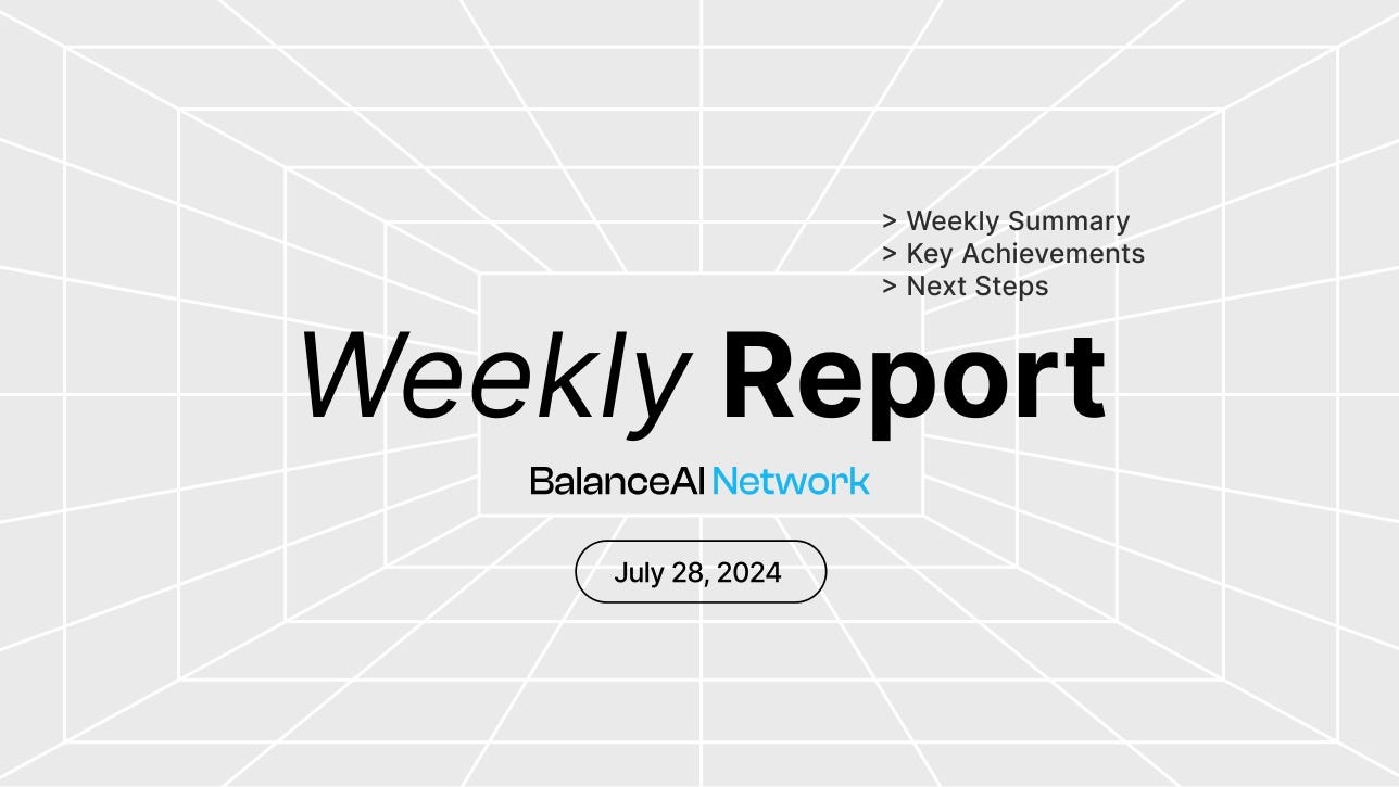 BalanceAI — Weekly Report