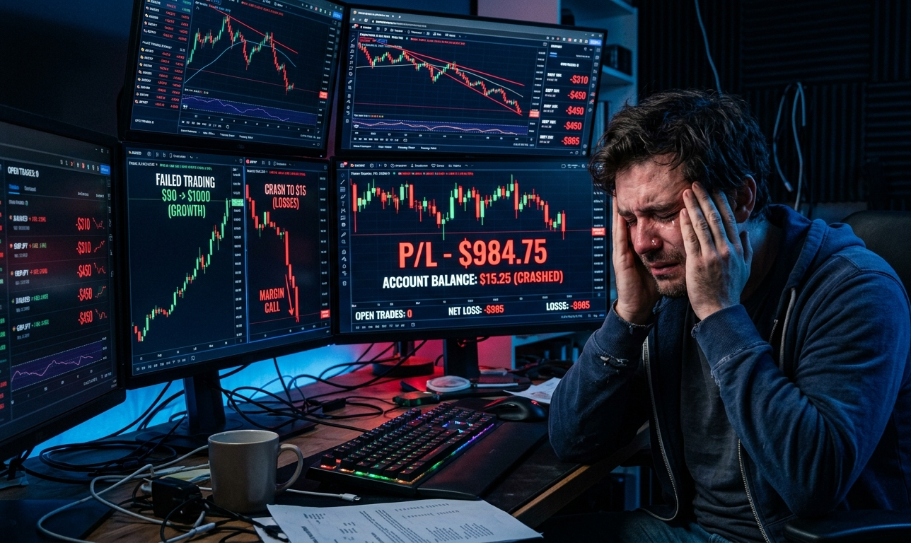 I Turned $90 Into $1000 in Forex… Then Lost It All. Now I Need One More Chance