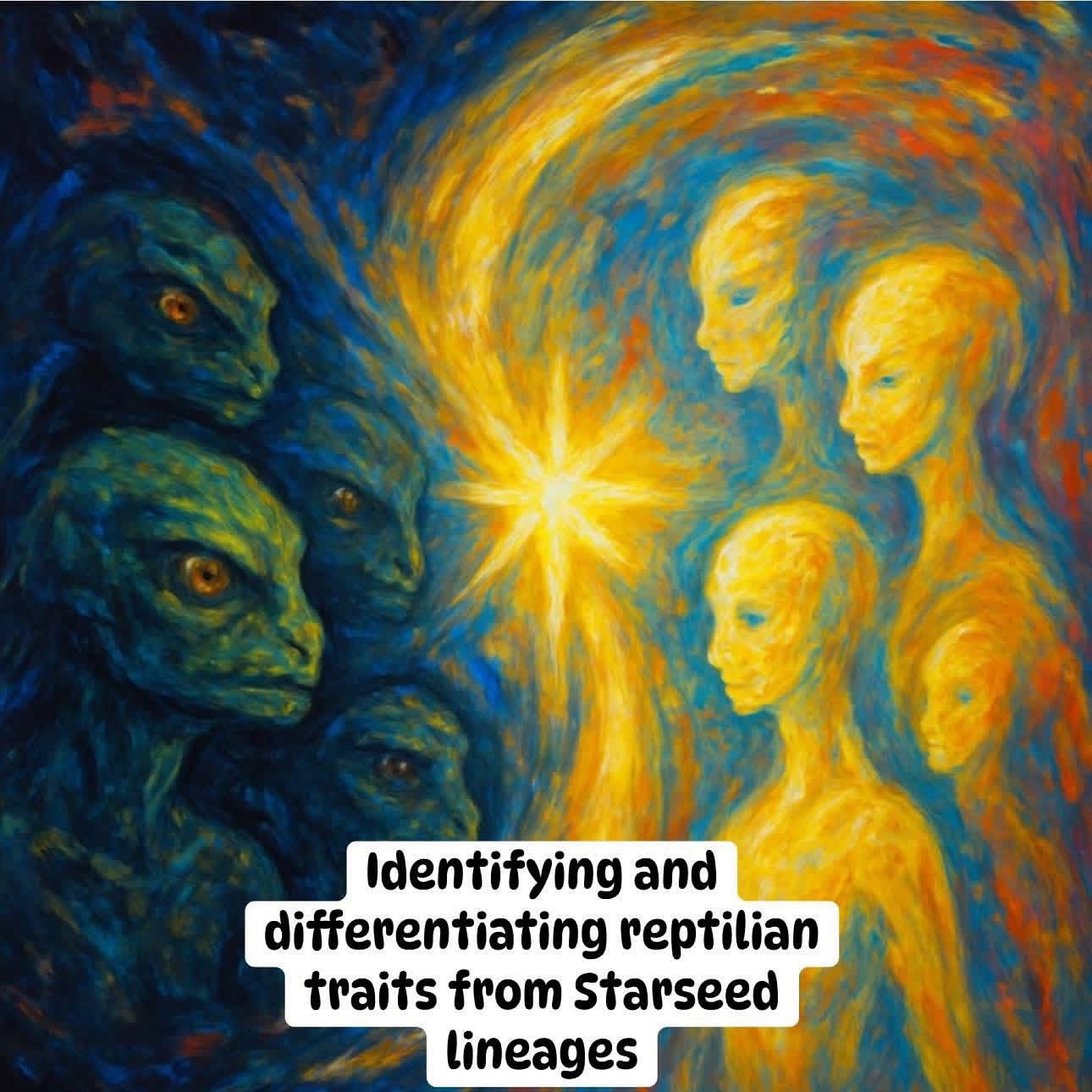 Identifying and differentiating reptilian traits from Starseed lineages