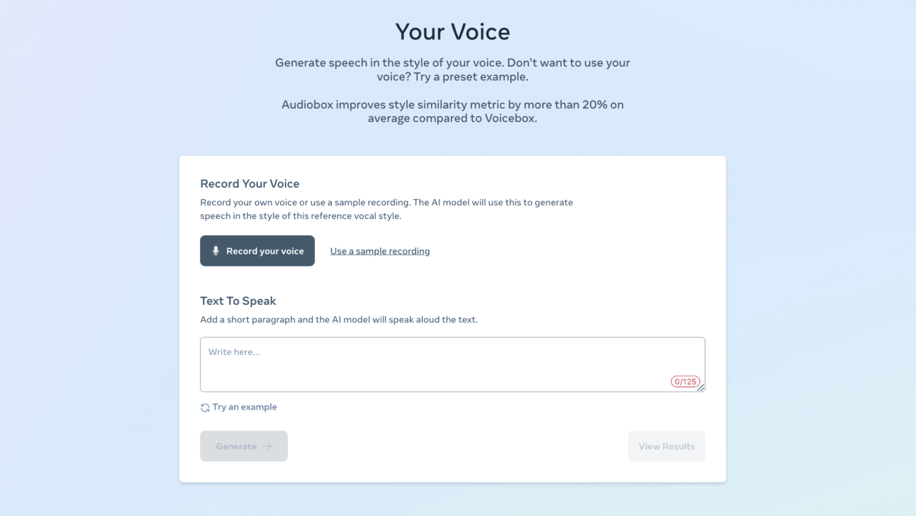 Free AI Voice Generator! Make Text Talk Like YOU with AudioBox