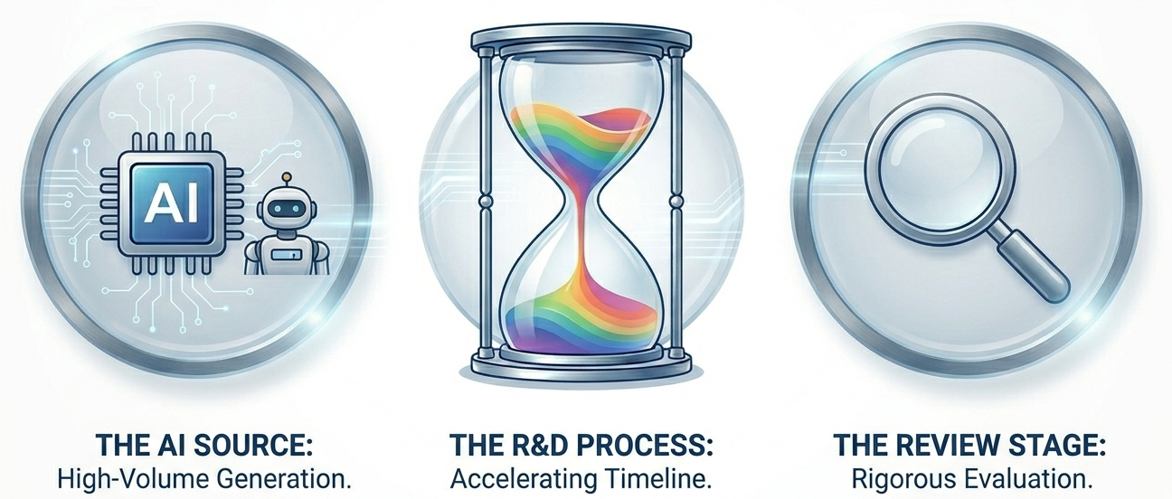 Generation Without Comprehension: AI and the Coming Evaluation Crisis in R&D