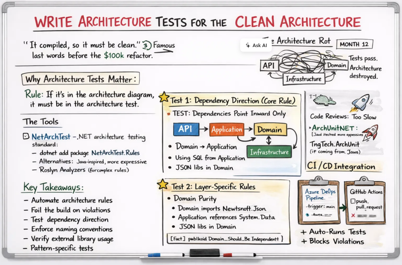 How to Write Architecture Tests for the Clean Architecture