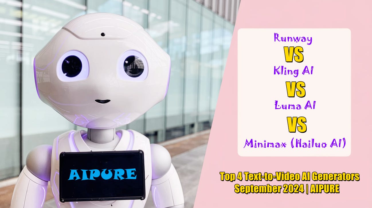 Top 4 Text-to-Video AI Generators for September 2024 | AIPURE