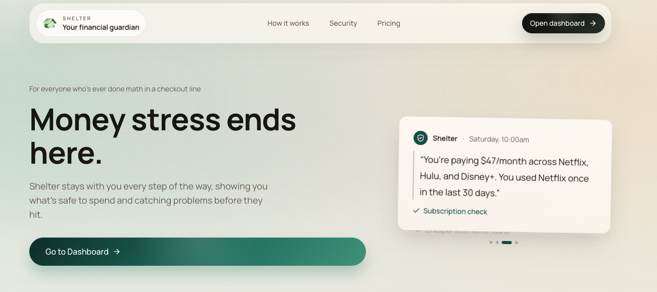 I’m $86K in debt. So I built an app to stop the bleeding.