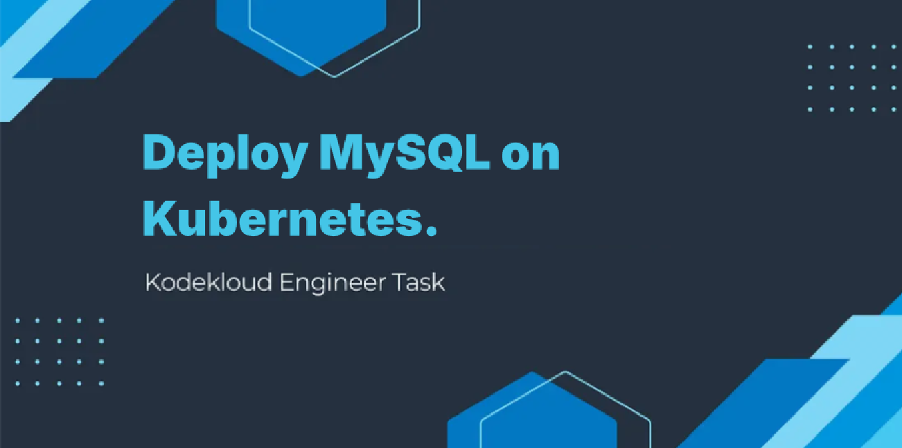 KodeKloud Engineer Day 66: Deploy MySQL on Kubernetes.