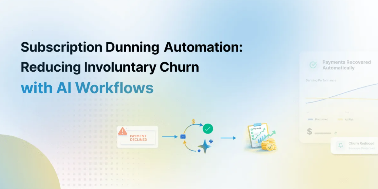 Reduce Involuntary Churn with AI Dunning Automation
