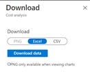 Cost Analysis Download Options