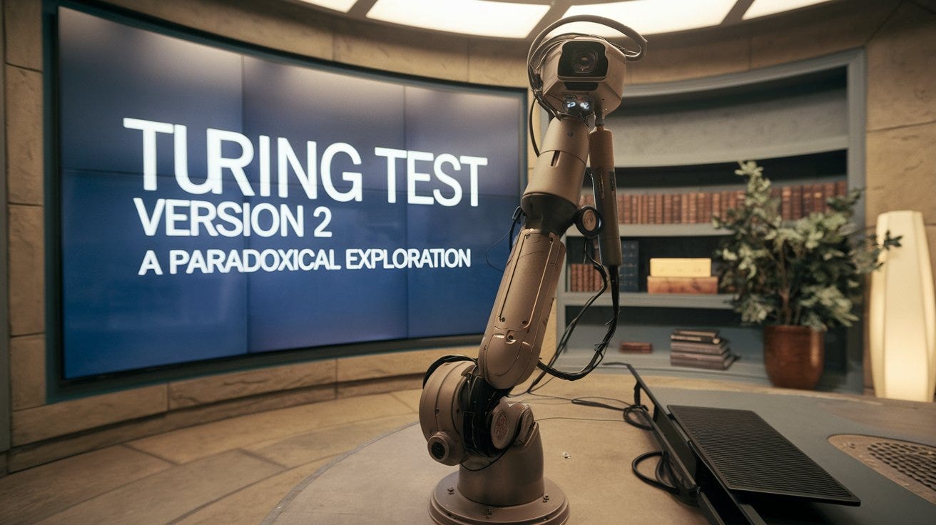 Turing Test Version 2: A Paradoxical Exploration