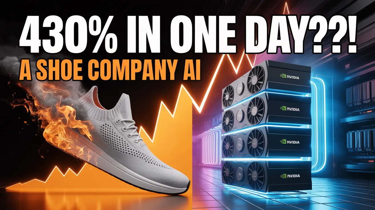 A Shoe Company Ditched Sneakers for GPUs — and Its Stock Jumped 430% in a Day